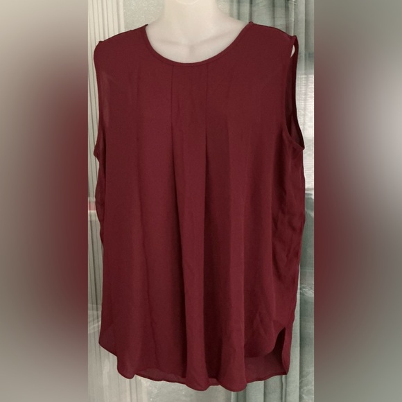 IMAN Tops - IMAN Global Chic Luxury Resort Pleated Front Tank